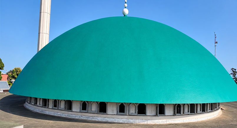 Travaux d'étanchéité de la Mosquée de la Riviera Golf